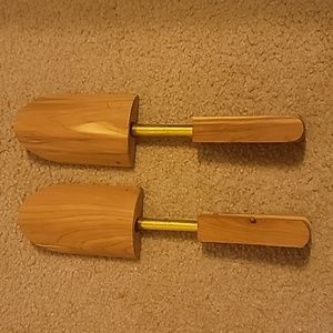 Rochester Cedar shoe stretchers.Adjustable shoe trees, fit shoes up to a size 12